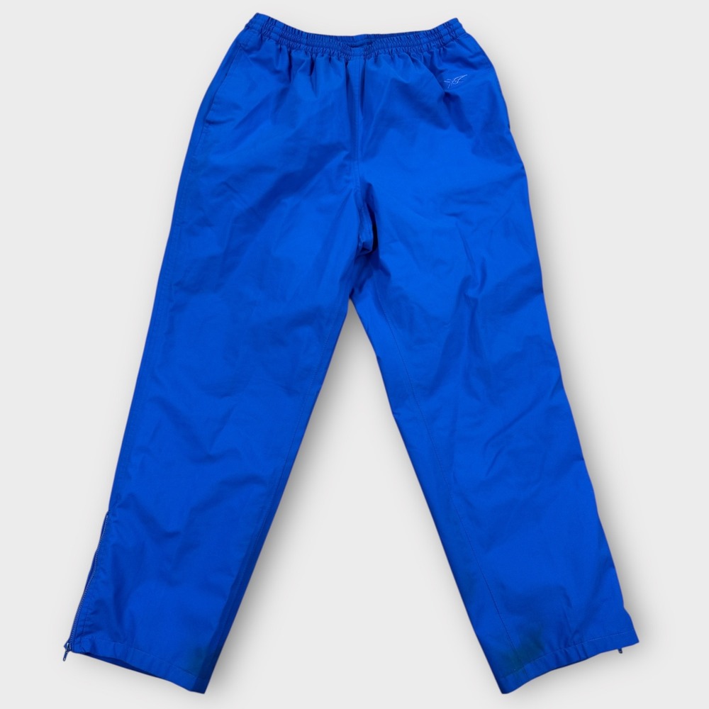 Vintage Asics Pants Men's Large Blue Gore-Tex Track‎ Zip Ankle Activewear